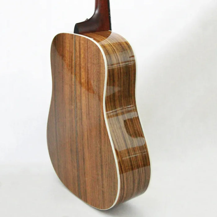 Full Solid Acoustic Guitar Spruce Walnut Body 41 inch