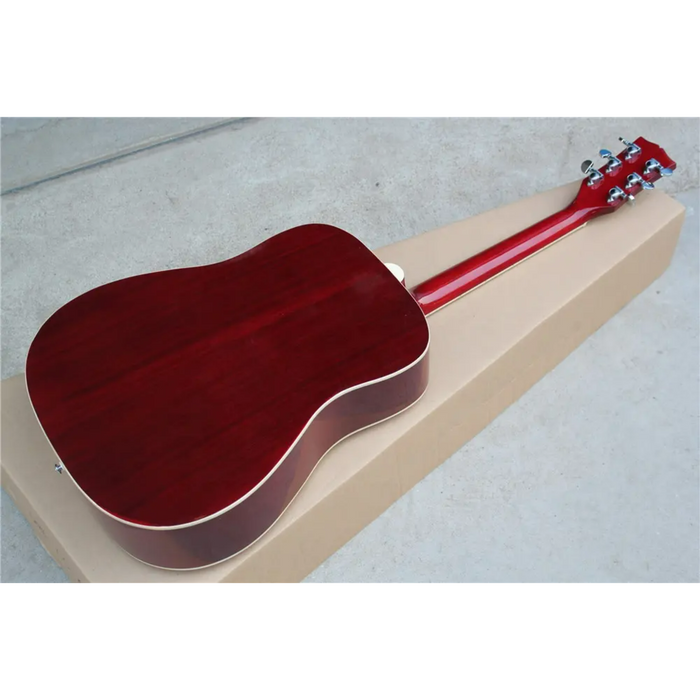 Cherry Sunburst 41 Inch Solid Hummingbird Classical Guitar