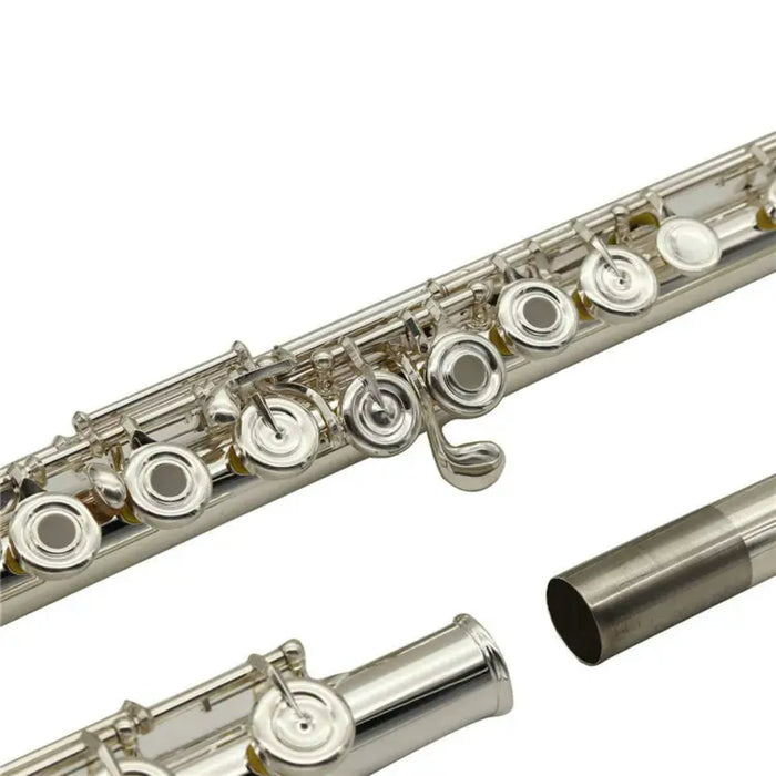Professional Flute Solid Silver Split E Mechanism Offset G