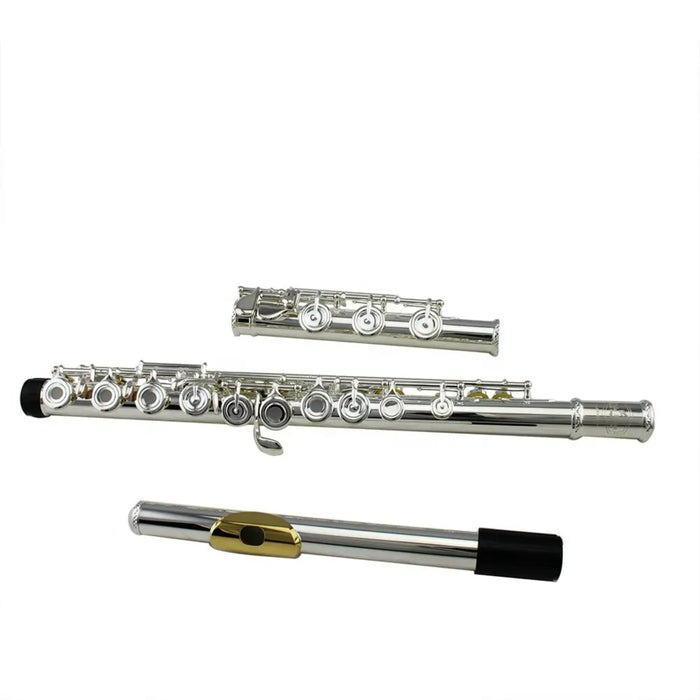 Intermediate 17 Open Hole Flute Silver Plated Split E